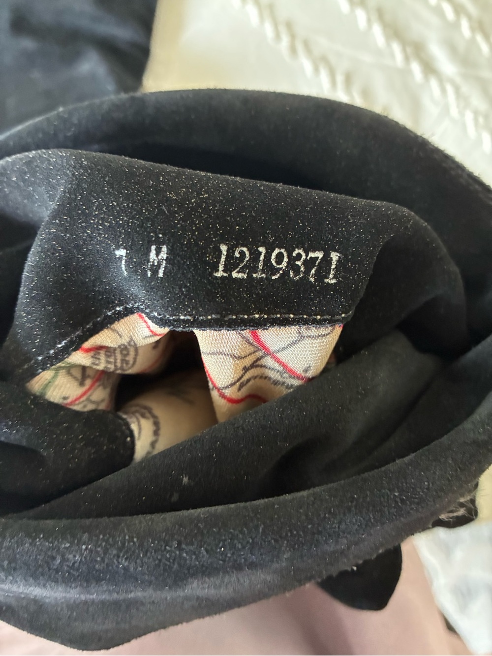 Vintage 80s Zodiac Black Suede Knee-High Women's Boots women 7 M - Picture 8 of 8